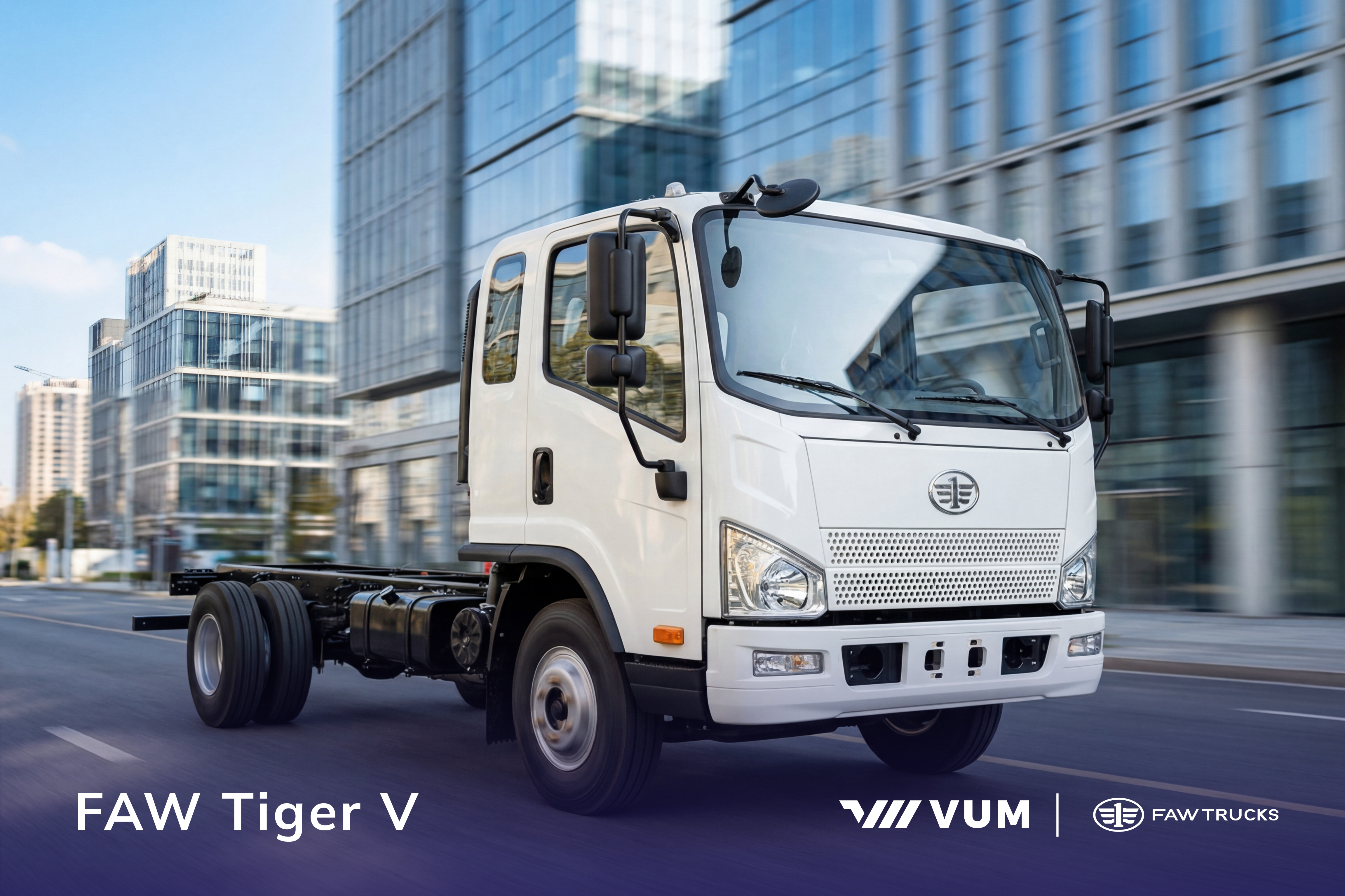 FAW Tiger V VUM1110 shassi O‘zbekistonda — tijorat transporti uchun universal baza